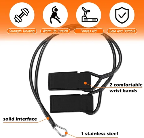 Vista 3 de Zomiboo Bandas de béisbol deportivas de resistencia para ejercicio, entrenamiento de fuerza de brazo, softbol, béisbol, lanzamiento