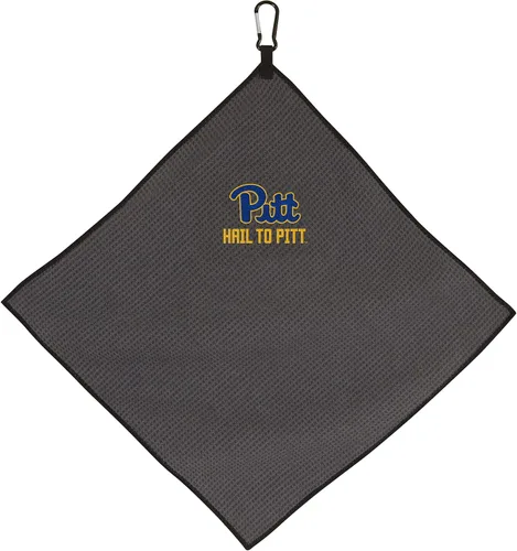 Vista 27 de Team Effort Collegiate - Toalla de microfibra gris de 15" x 15