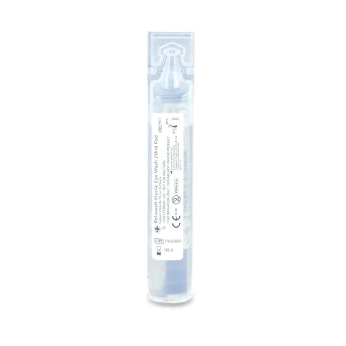 Vista 5 de Reliance Medical 901 Lavaojos de Solución Salina Estéril 20 mL Ampollas, Plásticas (Paquete de 25)