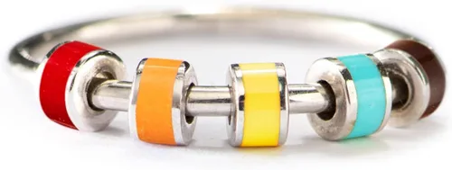 Vista 10 de STORYJEWELLERY Regalos de Navidad para hija, anillo antiestrés, anillos de ansiedad para mujeres, anillos giratorios para el estrés, anillo