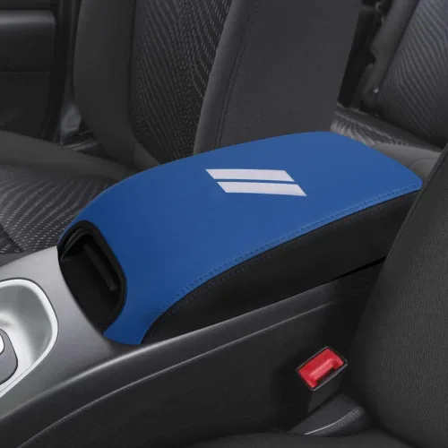 Vista 25 de Funda para el reposabrazos de la consola central, de piel, antiarañazos, de protección, accesorios de decoración interior, para Tesla Model 3 Negro