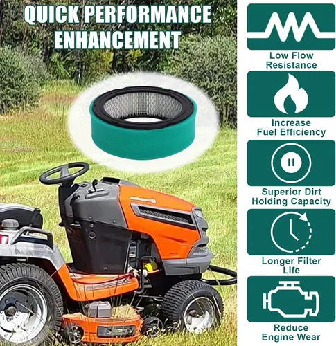 Vista 4 de Podoy 47 083 03 Filtro de Aire del Motor con Prefíltro Compatible con Kohler 47 083 03-S 47 083 03-S1 K361 K582 CH20 CH25 CH18 CV17 - CV23