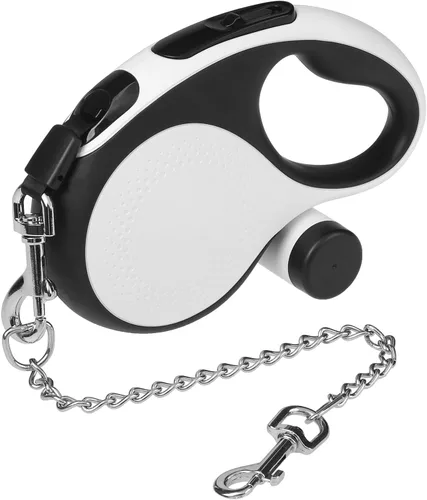 Vista 9 de PUPTECK Correa retráctil para perros con cable a prueba de mordidas para perros pequeños, medianos y grandes, correa resistente para entrenamiento