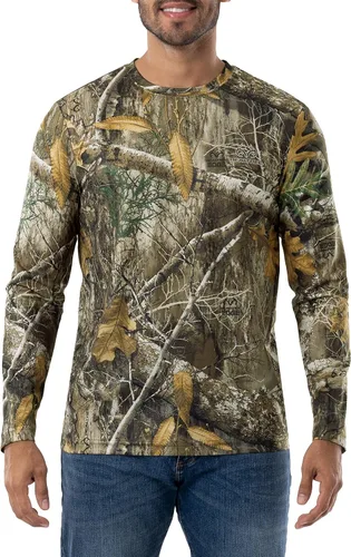 Vista 3 de Realtree Paquete de 2 camisetas de manga larga para hombre