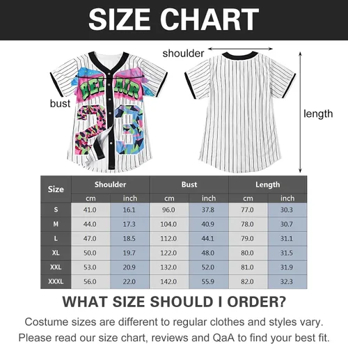 Vista 5 de Alaiyaky Ropa de los años 90 para mujer, camiseta de béisbol, unisex, traje de hip hop, fiesta temática urbana, blusas de moda para club y pub