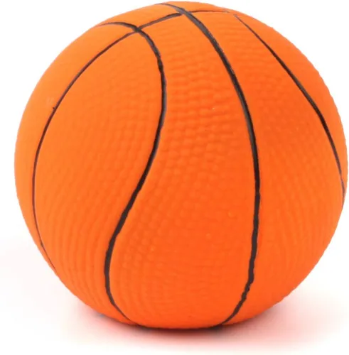 Vista 7 de CHIWAVA Paquete de 4 bolas deportivas de látex chirriante de 2.4 pulgadas, juego de pelotas deportivas para perros pequeños