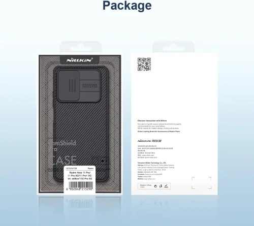 Vista 7 de Funda para Xiaomi Redmi Note 11 Pro con cubierta de cámara, parte trasera delgada de policarbonato duro y funda de parachoques suave Protección