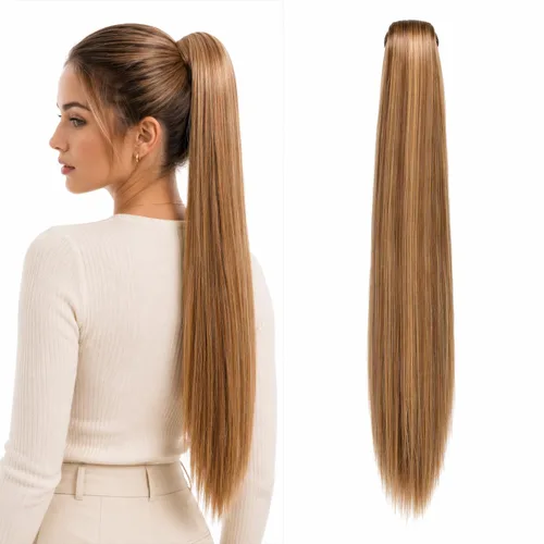 Vista 16 de PRETTYSHOP - Extensión de pelo largo y liso, resistente al calor