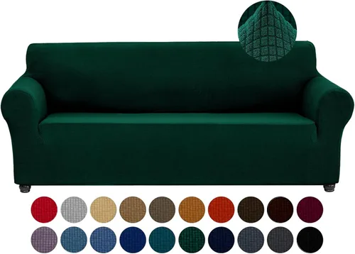 Vista 36 de Joccun Funda Elástica para Silla Sofá, Funda de Sofá de 1 Pieza Tela Jacquard de Spandex con Parte Inferior Elástica, Protector de Muebles Lavable