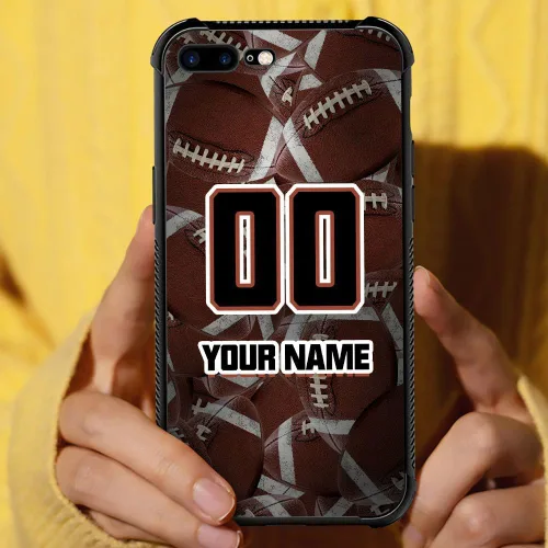 Vista 7 de ZHEGAILIAN Funda compatible con iPhone 8 Plus, funda con texto personalizado de caballo para iPhone 7 Plus, diseño personalizado de tu texto, funda