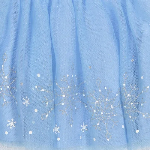 Vista 3 de Disney Frozen Elsa - Vestido de manga larga para niñas