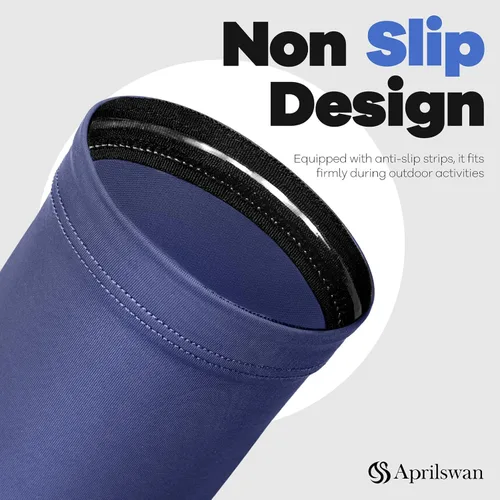 Vista 3 de Arm Sleeves, UV Sun Protection Sports Non Slip Compression Cover for MenWomen