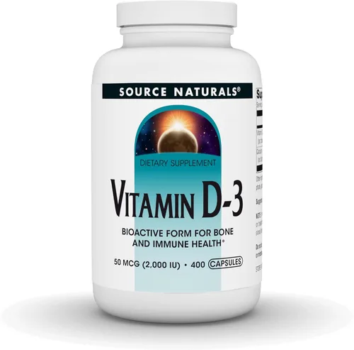 Vista 7 de Source Naturals, Vitamina D-3, 50 mcg (2000 UI) - 200 Cápsulas