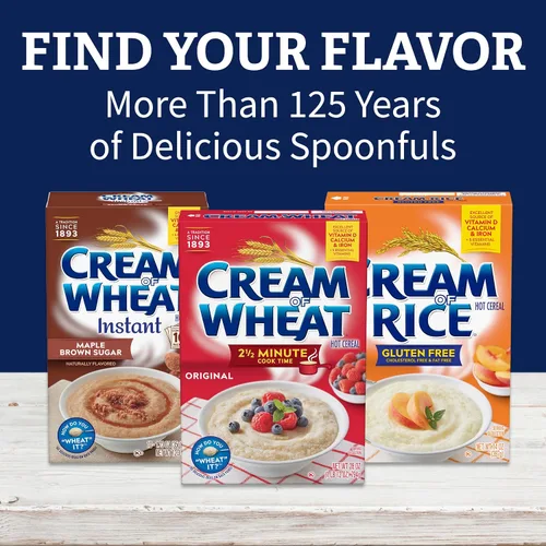 Vista 4 de Cream of Rice Cereal caliente sin gluten, 14 onzas