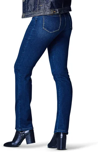 Vista 2 de Lee Secretly Shapes Pantalones de mezclilla rectos de corte regular para mujer