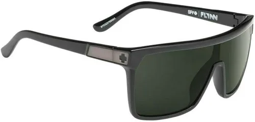Vista 3 de Spy Optic Flynn - Gafas de sol negras mate con lentes Happy Grey Green, Negro Blanco