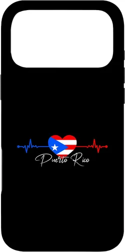 Vista 22 de Puerto Rico Boricua Heartbeat - Carcasa para iPhone 17