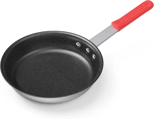 Vista 12 de Sweetcrispy Sartén antiadherente de 8 pulgadas, sartén de aluminio de calibre pesado con base y mango de acero inoxidable, sartén antiadherente