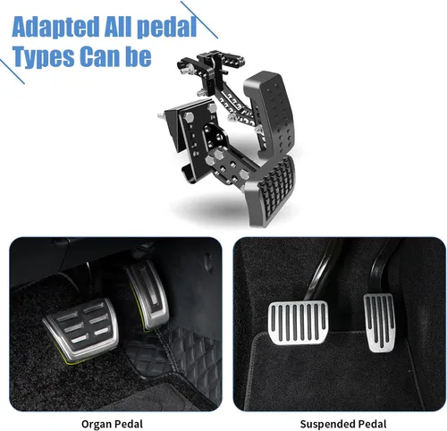 Vista 7 de Extensores de pedal de freno y acelerador, extensor de pedal de coche para personas bajas
