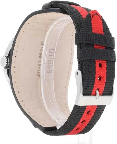 Vista 3 de GUESS Factory Mens Red and Black Cuff Watch NS