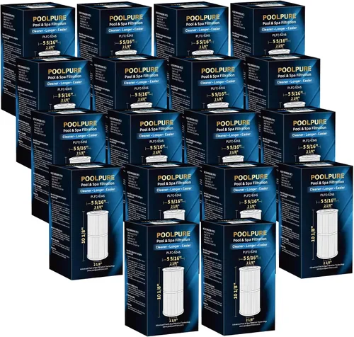 Vista 11 de POOLPURE Filtro de spa C-5345 sustituye a PLBS50, Unicel C-5345, Filbur FC-2970, 817-0014, R173584, 173584, X268519, 10419, 14513, 50451, S2/G2 Spa