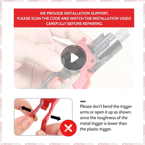 Vista 2 de Gatillo metálico mejorado compatible con aspiradora Dyson V10 V11 SV12 SV14 Piezas de reparación del botón del interruptor de alimentación