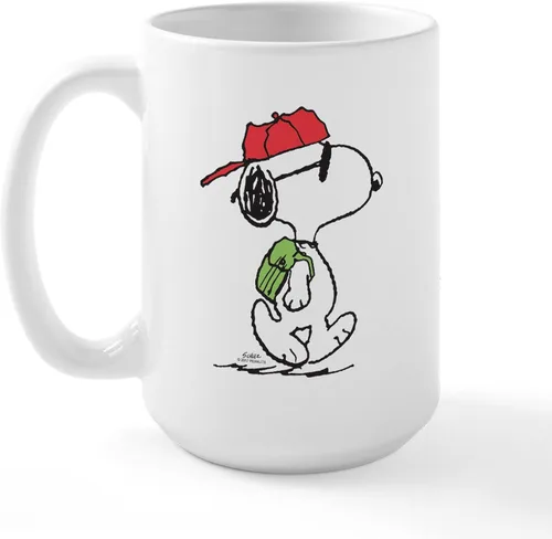 Vista 56 de CafePress SNOOPY Joe Cool - Taza de café de cerámica (15.0 fl oz)