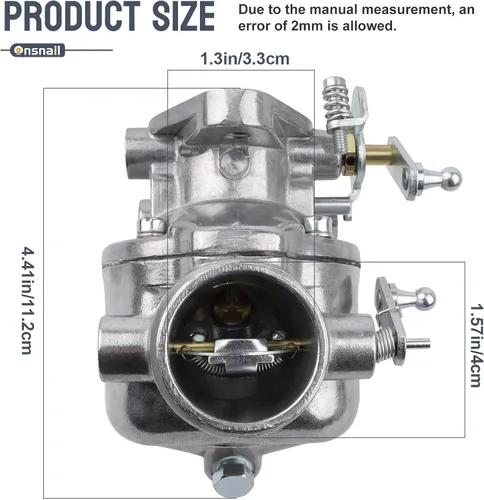 Vista 3 de Carburador EAE9510D para Ford 600 620 630 640 650 660 700 740 800 820 840 850 860 900 950 960 NAA Tractor con Carburador Marvel-Schebler TSX580 134
