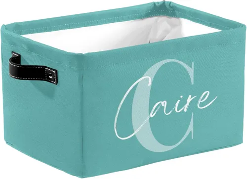 Vista 60 de Cesta de regalo personalizada con nombre, caja de juguetes de almacenamiento personalizada para niños, organizador de cubos de almacenamiento