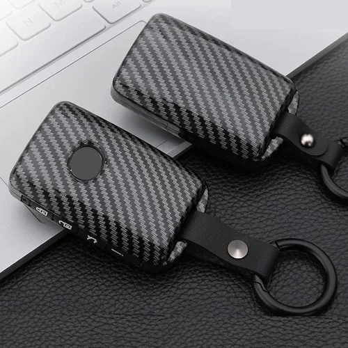 Vista 3 de Royalfox (TM) - Funda rígida de PC para llave de control remoto de 2/3/4 botones, con botón lateral inteligente, sin llave, para Mazda 3, 3 Todo