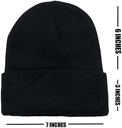 Vista 2 de DOBBI - Gorro de punto con calavera, unisex, para mujer y hombre