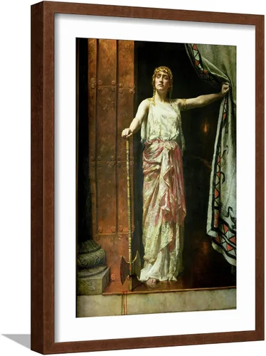 Vista 12 de ART.COM Impresiones artísticas enmarcadas para pared, Clytemnestra, 1882 por John Collier, decoración de cultura mundial, 12 x 18 pulgadas, marco