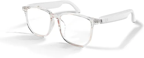 Vista 9 de Lentes inteligentes Bluetooth para hombres y mujeres, con protección UV, micrófono integrado y altavoces de oído abierto, lentes de sol de audio