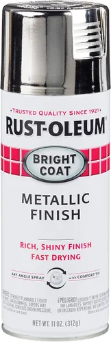 Vista 11 de Rust-Oleum 7715830 Stops Rust Bright Coat Pintura en Aerosol Metálica, 11 Oz, Aluminio