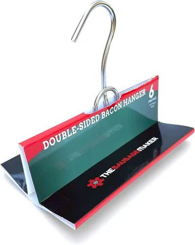 Vista 2 de The Sausage Maker® Colgador de Tocino de 6 Puntas de Doble Cara Ganchos para Carne de Acero Inoxidable SUS304, Accesorios de Gancho de Carnicero