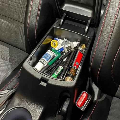 Vista 7 de TACORBO - Organizador de consola central compatible con KIA Soul 2020 2021 2022 2023 2024 2025, accesorios para reposabrazos y guantera