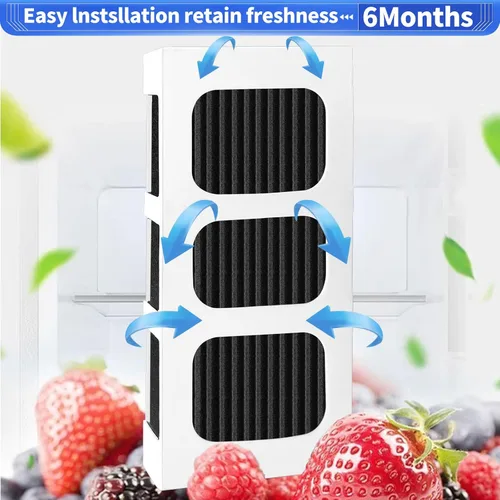 Vista 7 de Paquete de 4 filtros de aire de repuesto Paultra2 para refrigerador para Frigidaire PAULTRA2 Pure Air Ultra II filtro de aire de refrigerador