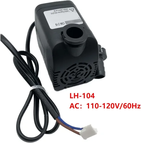 Vista 4 de Máquina de hielo Bomba de agua Bomba sumergible Bomba de circulación superior LH-104 15W 110-120V/60Hz Bomba de agua para máquina de hielo