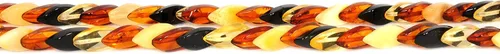 Vista 3 de AMBERAGE Collar de ámbar báltico natural para adultos, Ámbar