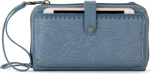 Vista 34 de The Sak Iris Bolso para smartphone cruzado Aspen Stripe / Crochet