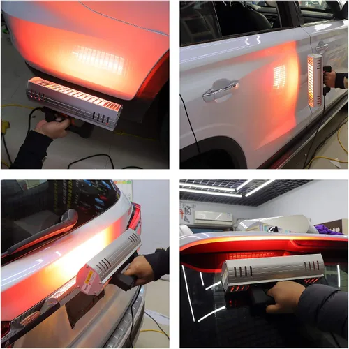 Vista 3 de DATOUBOSS Lámpara de curado de pintura infrarroja de mano 1000 W de onda corta lámpara de pintura infrarroja Secador de pintura para hornear