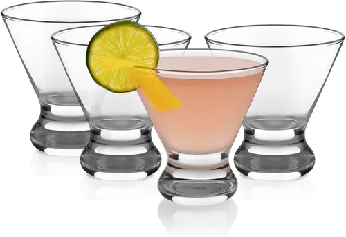 Vista 13 de Libbey Entertaining Essentials - Juego de 6 vasos de Martini altos, delgados, con forma triangular, vasos de cóctel clásicos para vinos, cócteles