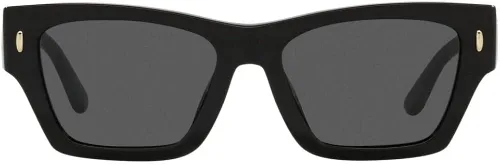 Vista 2 de Tory Burch TY7169U - Gafas de sol rectangulares de ajuste universal color negro 2047in Negro 52 mm