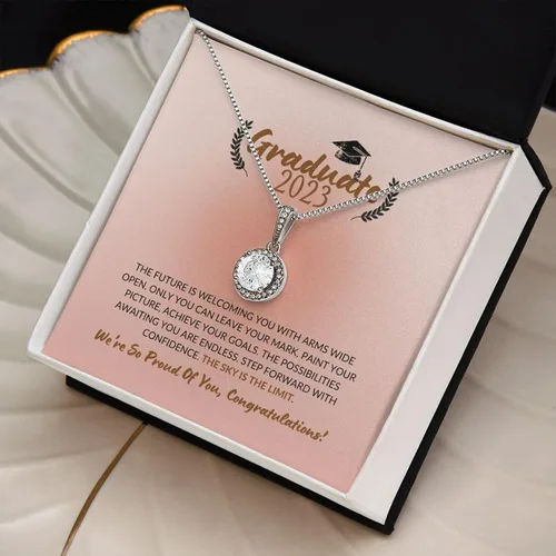 Vista 4 de Vitalicio Graduation Necklace For Her 2023 - Graduation Necklace 2019 For Women, Cadenas De Plata 925 Para Mujer, Regalos Para Graduacion 2023