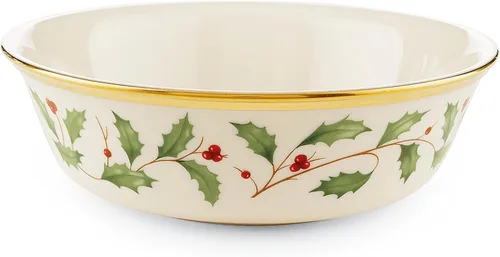 Vista 8 de Lenox Holiday - Juego navideño para postres de 12 piezas, 9.92, rojo y verde
