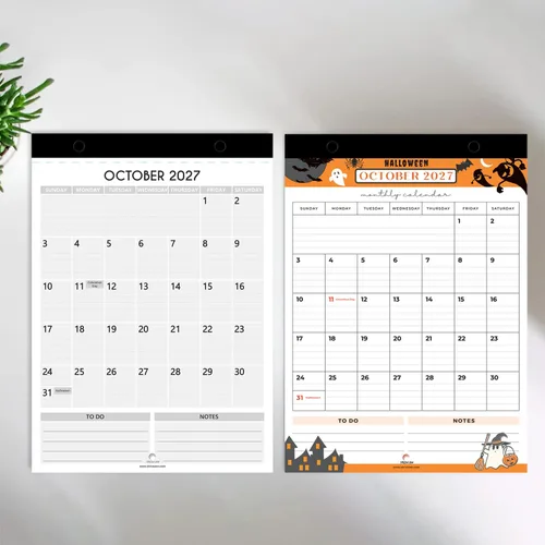 Vista 7 de Strive Zen - Calendarios de refrigerador 2026-2027, almohadilla magnética para refrigerador, planificador, tamaño A5, perfecto para programación
