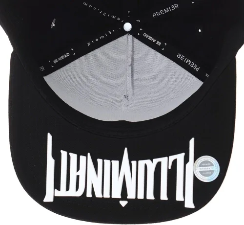 Vista 4 de WITHMOONS Gorra de béisbol de Hip Hop Illuminati Patch AL2344