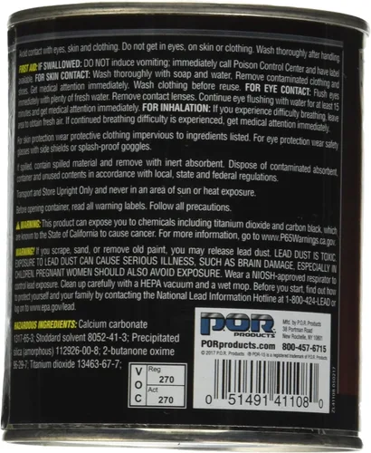 Vista 2 de POR-15 imprimación de alta composición, capa adhesiva que se puede lijar, rellena pequeñas imperfecciones, 16 onzas líquidas