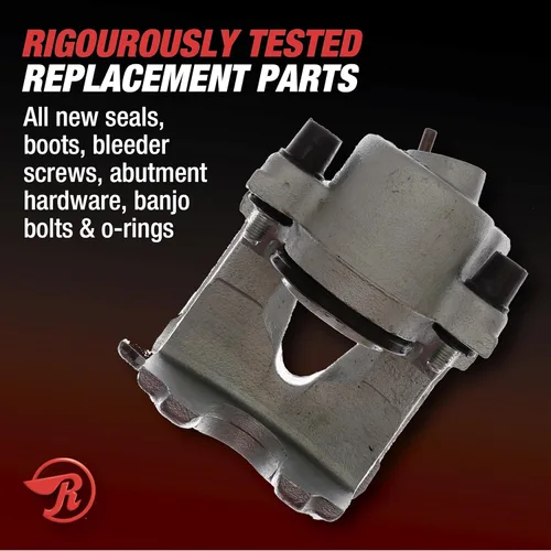 Vista 4 de Raybestos R-Line - Pinza de freno de disco delantera remanufacturada de repuesto para Jeep Grand Cherokee modelos 1999-2002 (FRC10963) (renovado)