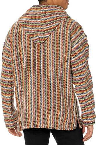 Vista 4 de Funny Guy Mugs Baja - Sudadera de alta calidad con capucha, estilo Jerga Poncho